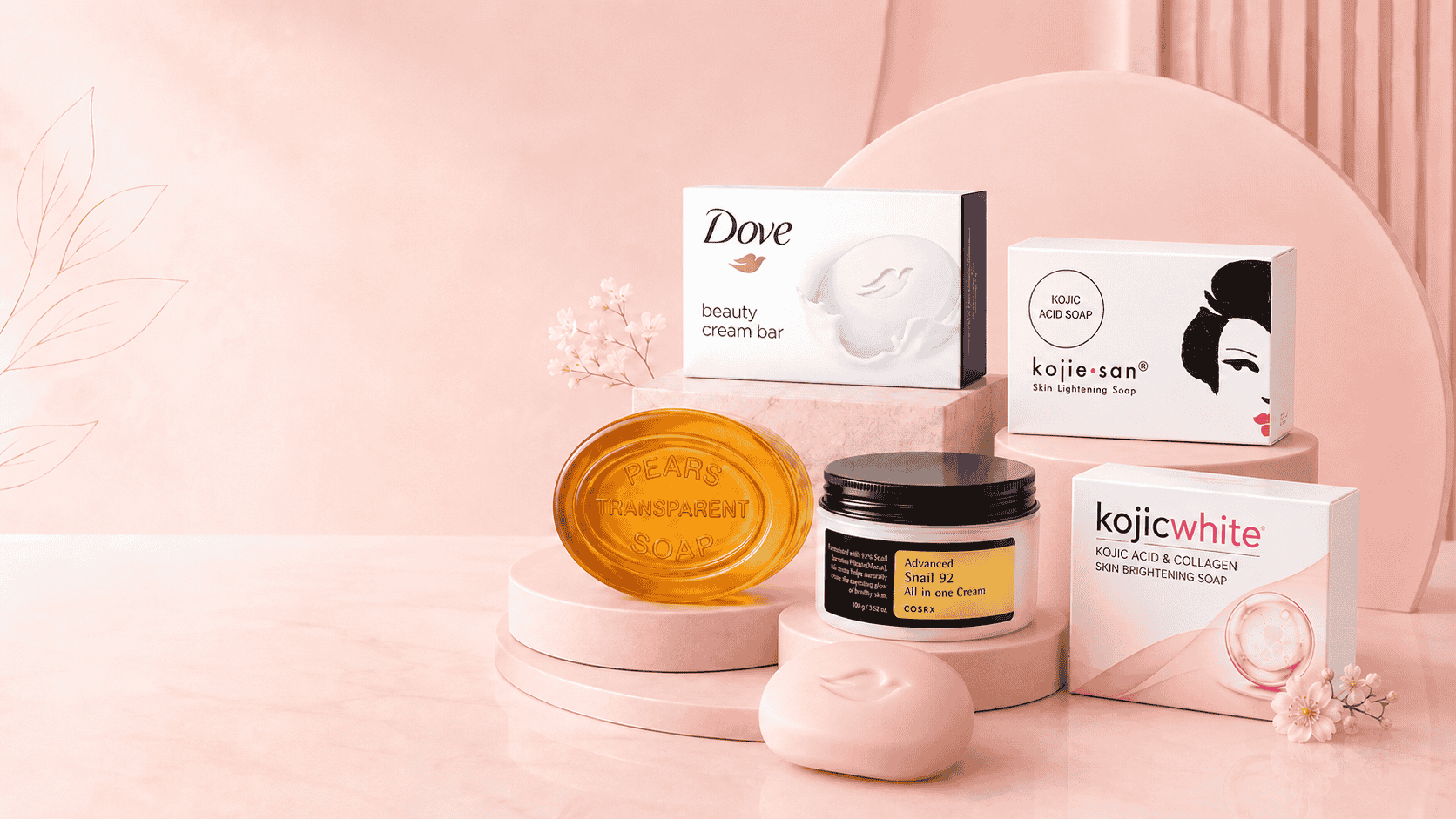 Glowvia soaps body care and skincare products
